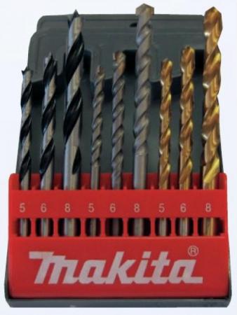 

Набор сверел Makita D-08660 по бетону/металлу/дереву 9шт