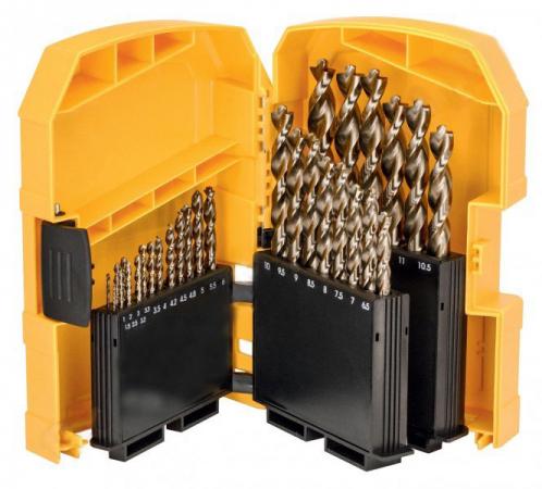 

Набор сверл DEWALT DT4957-QZ по металлу COBALT INDUSTRIAL 8% в боксе Midisafe 29шт