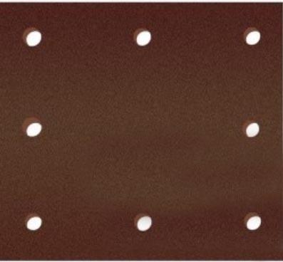 

Лист шлифовальный Интерскол 105х114мм 8отв Velcro k80 Al2O3 5шт 0800 002