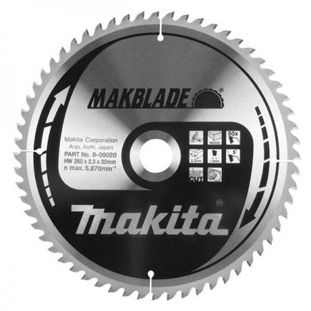 

Круг пильный MAKITA B-31485 210x30x2.3мм 60зуб. по алюминию
