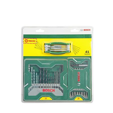 

Набор BOSCH X-line (2.607.017.333) 15 сверел + 25 бит+ Складные ключи-шестигранники (подарок)
