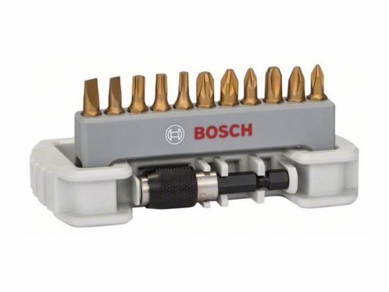 

Набор бит BOSCH Max Grip 2608522133 12шт Ph/Pz/T/S + магнитный держатель