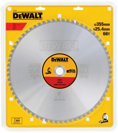

Круг пильный твердосплавный DEWALT DT1926-QZ Ф355/25.4 66 TCG +1.5° EXTREME по стали
