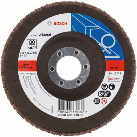 

Bosch 2608606718 КРУГ ЛЕПЕСТК 125мм K80 E.f.Metal