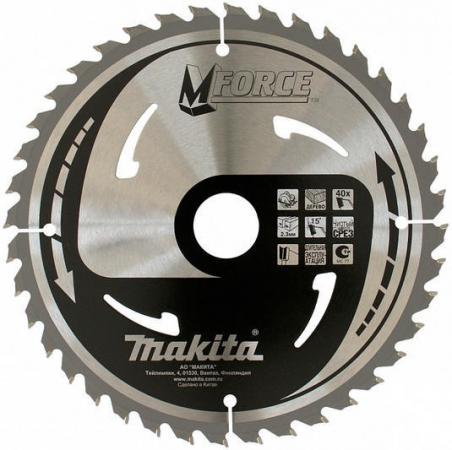 

Диск пильный твердосплавный MAKITA B-31360 m-force ф210х30х2.3мм 40зуб д\дер