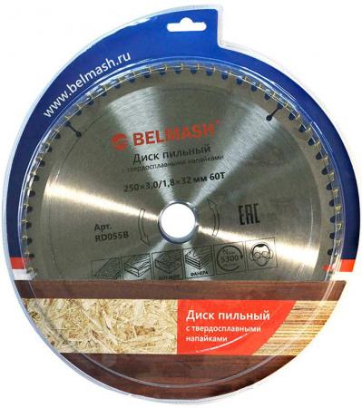 

Диск пильный твердосплавный БЕЛМАШ 250х3.0/1.8х32мм 60Т по ламинату