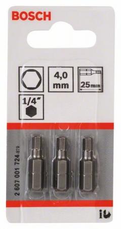 

Bosch 2607001724 3 БИТ HEX 4Х25 XH