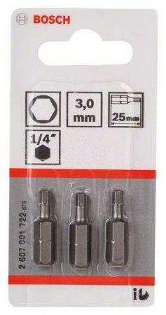 

Bosch 2607001722 3 БИТ HEX 3Х25 XH
