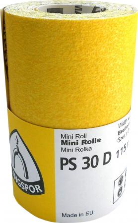 

Лента шлиф. в рулоне KLINGSPOR PS 30 D 115 X 4500 P100 (174097) универсальная, бум.основа