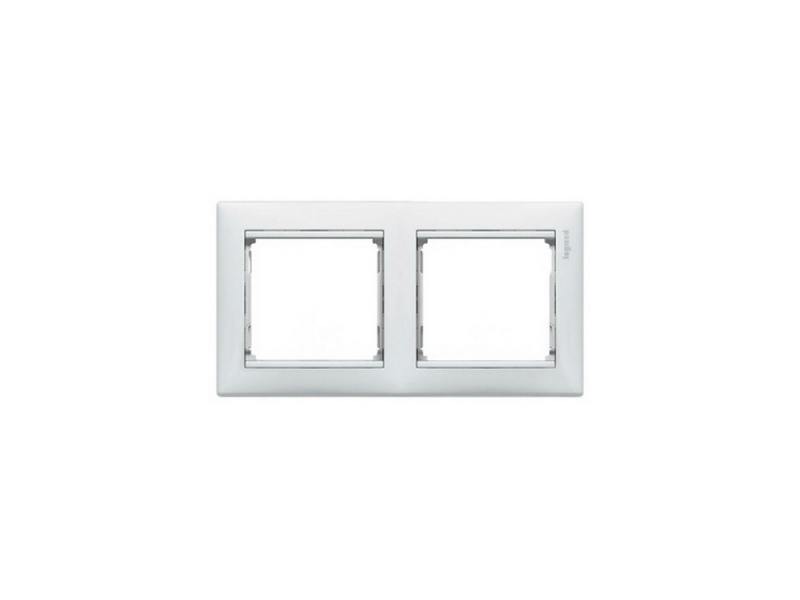 

Рамка Legrand Valena двухместная белая 774452