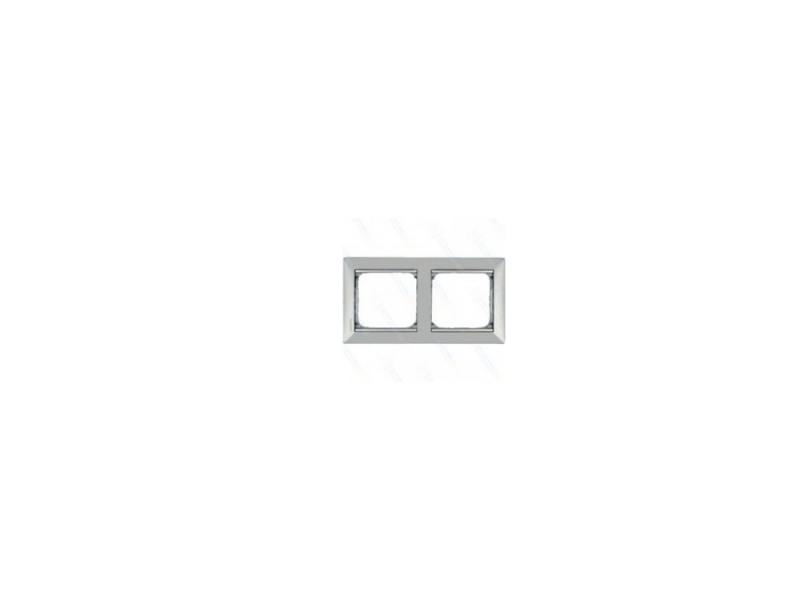 

Рамка Legrand Valena 2 поста алюминий/серебряный штрих 770352
