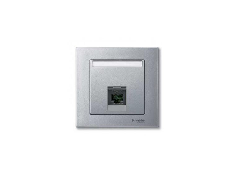 

Накладка для розетки алюминий Schneider Electric MTN465860