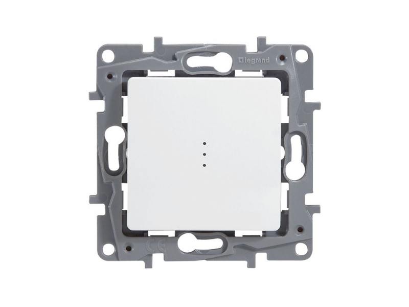

Выключатель Legrand ETIKA 10АХ с подсветкой на винтах белый 672303