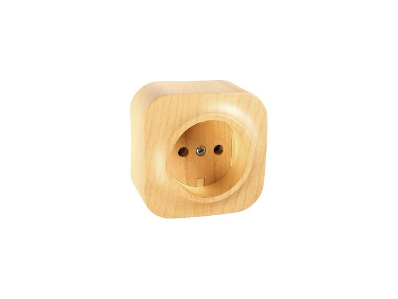 

Розетка Legrand Quteo 2К дерево 782270