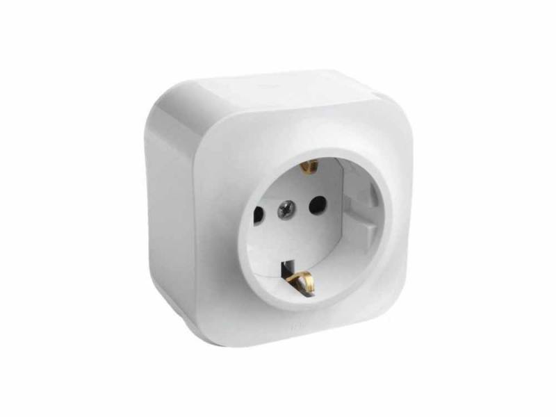 

Розетка Legrand Quteo 2К+З белый 782220