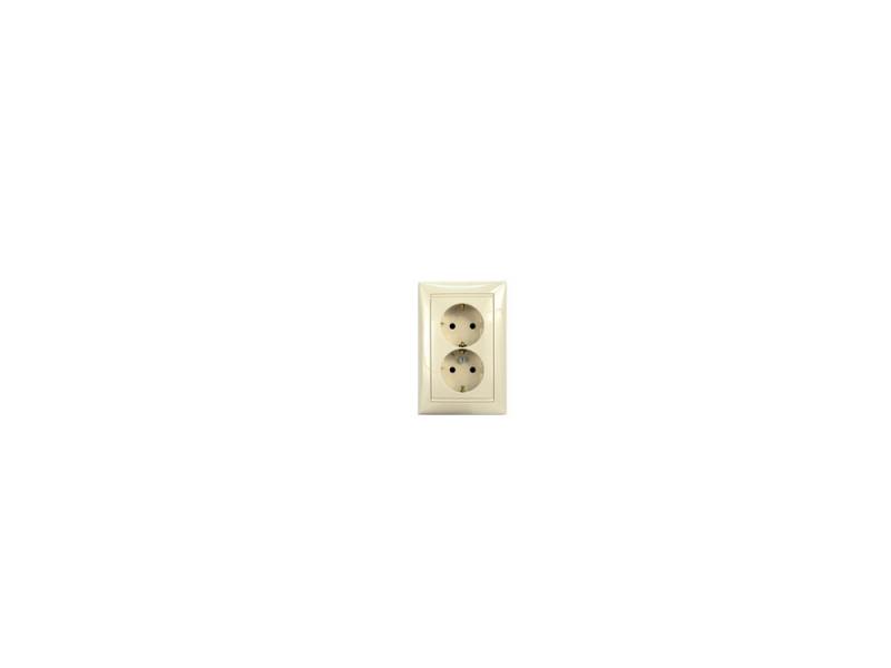 

Розетка Legrand Valena 2х2К+З слоновая кость 774370