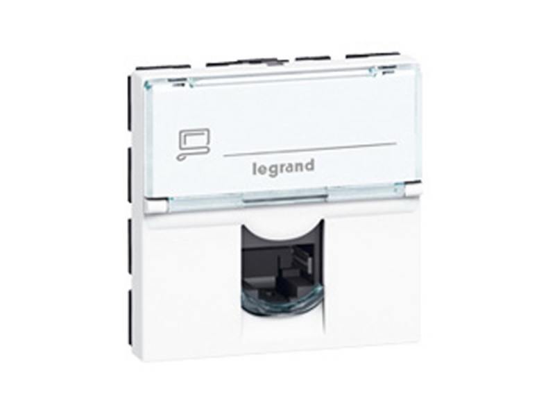 

Розетка Legrand Mosaic RJ11 2 модуля 78731