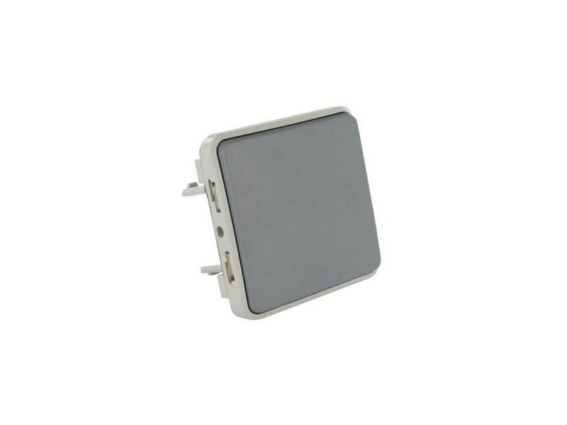

Переключатель Legrand Plexo 10А серый 69511