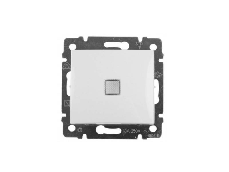 

Переключатель Legrand Valena одноклавишный с подсветкой белый 774426