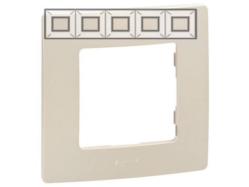 

Рамка Legrand Etika 5 постов слоновая кость 672515