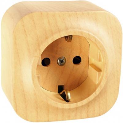 

Розетка Legrand Quteo 2К+З дерево 782280