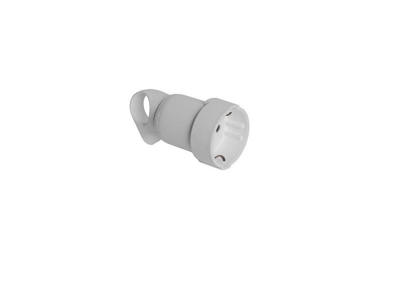 

Розетка Legrand 2К+З белый 50191