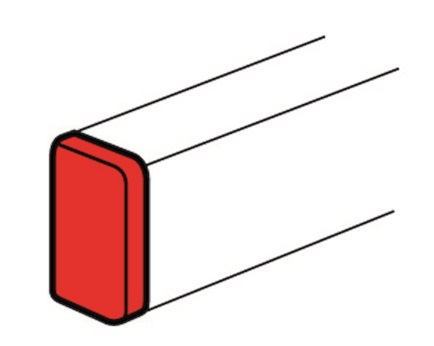 

Заглушка Legrand торцевая 105x35 белый 10701