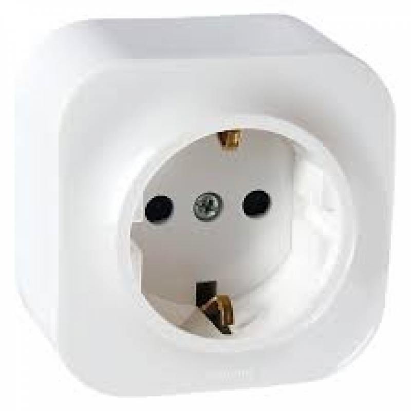 

Розетка Legrand Quteo 2К+З белый 782211