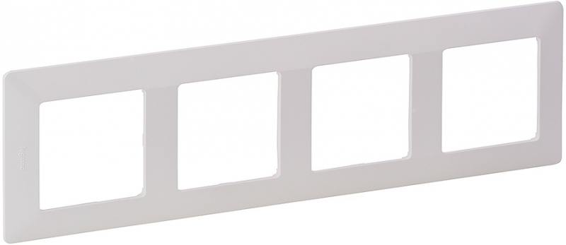 

Рамка Legrand Valena Life 4 поста белый 754004