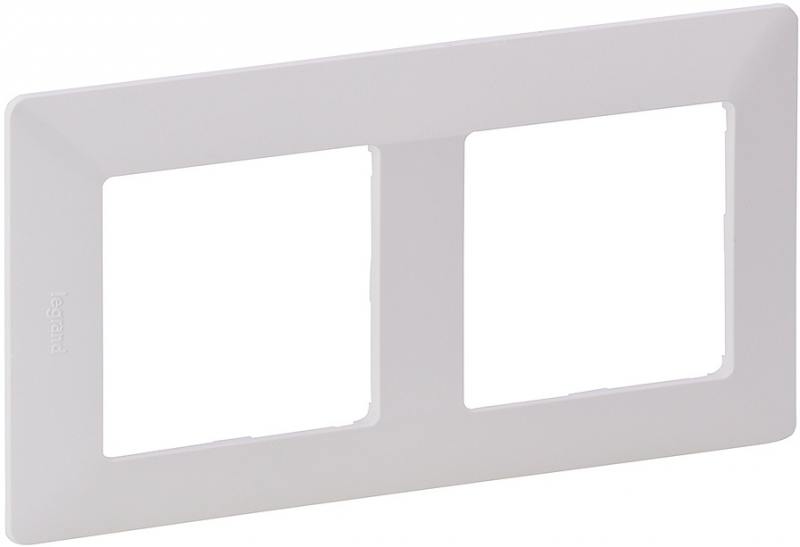 

Рамка Legrand Valena Life 2 поста белый 754002