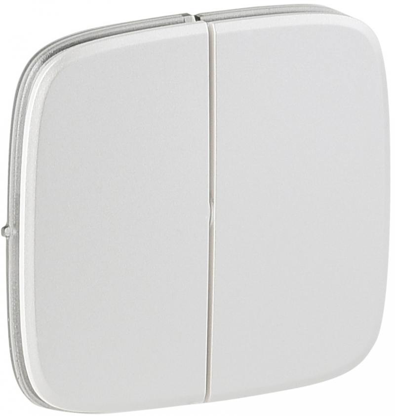 

Лицевая панель Legrand Valena Allure для выключателя 2-клавишного жемчуг 755029