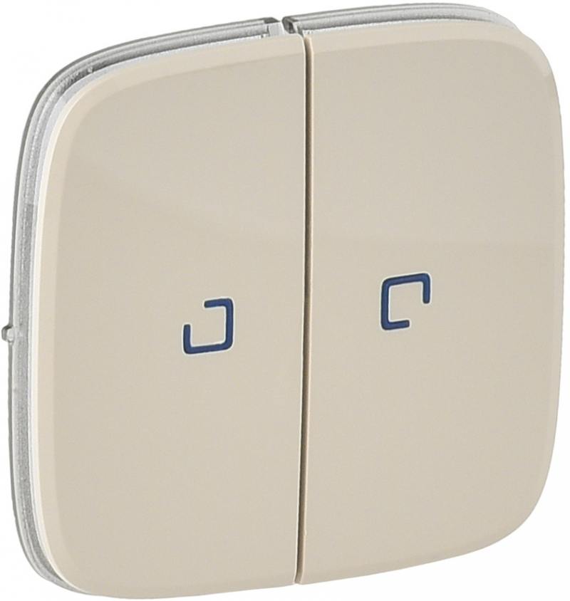 

Лицевая панель Legrand Valena Allure для выключателя 2-клавишного с подсветкой cлоновая кость 755226