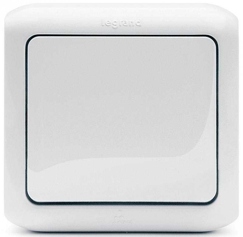 

Выключатель Legrand Quteo 10А 1 клавиша белый 782304