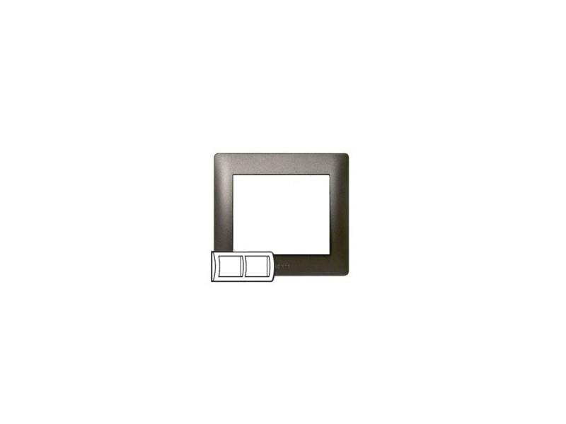 

Рамка Legrand Galea Life 2 поста горизонтальная темная бронза 771202