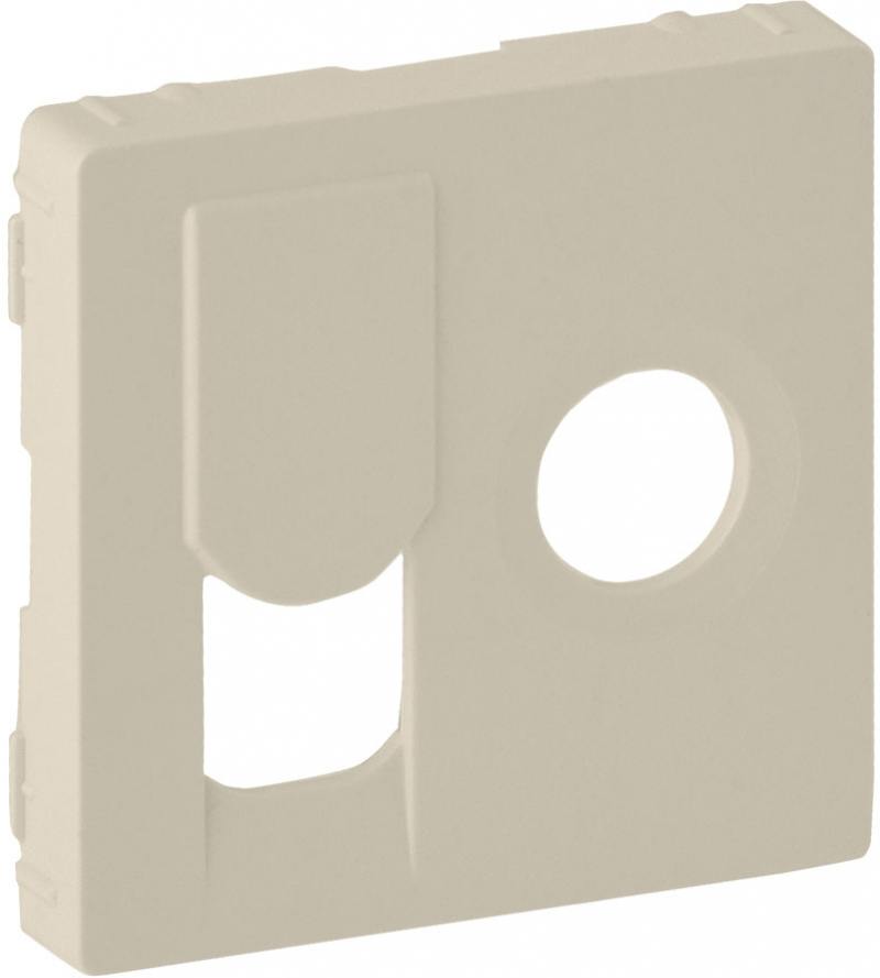 

Лицевая панель Legrand Valena Life для розетки TV-RJ45 слоновая кость 754831