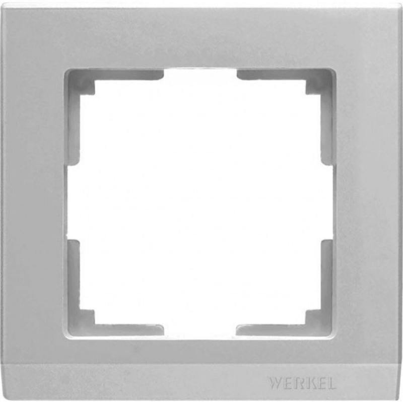 

Рамка Stark на 1 пост серебряный WL04-Frame-01 4690389063688