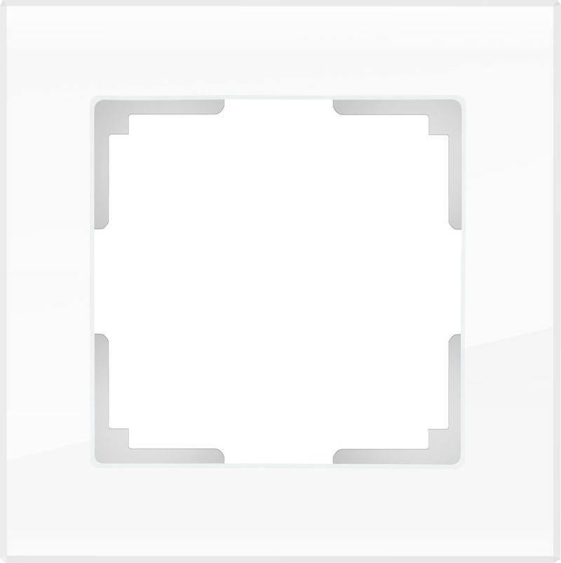 

Рамка Favorit для двойной розетки белый стекло WL01-Frame-01-DBL 4690389073120
