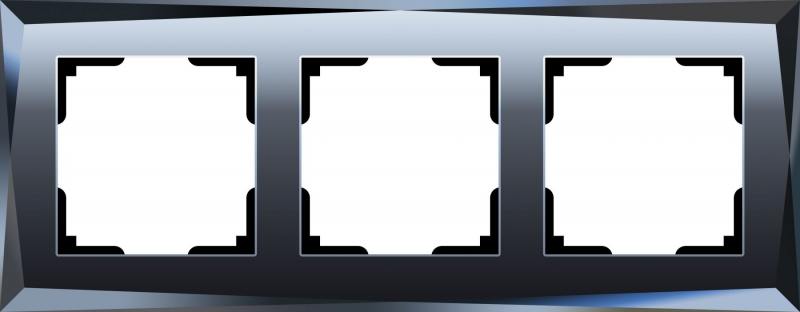 

Рамка Diamant на 3 поста черный WL08-Frame-03 4690389054419
