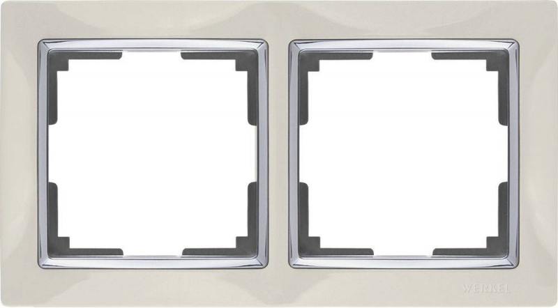 

Рамка Snabb на 2 поста слоновая кость WL03-Frame-02-ivory 4690389046315
