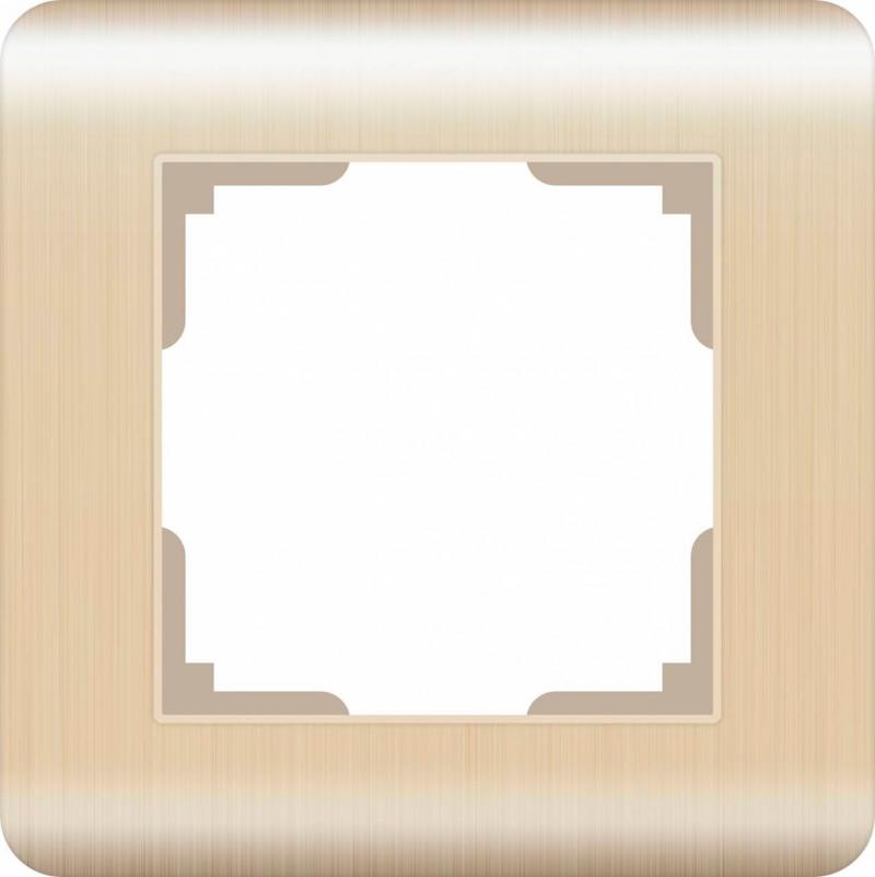 

Рамка Stream на 1 пост шампань WL12-Frame-01 4690389079122
