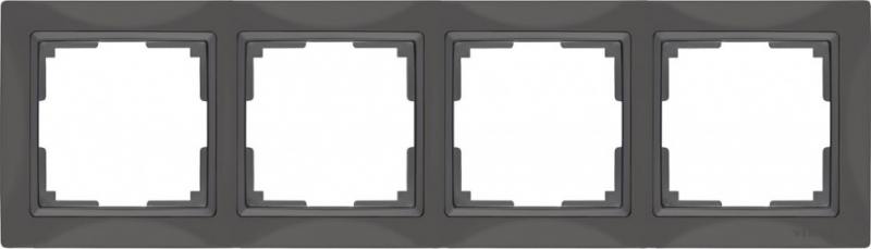 

Рамка Snabb Basic на 4 поста серо-коричневый WL03-Frame-04 4690389099069