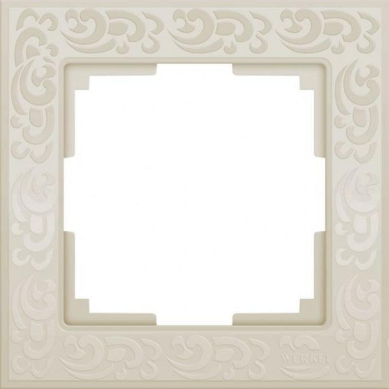

Рамка Flock на 1 пост слоновая кость WL05-Frame-01-ivory 4690389046902