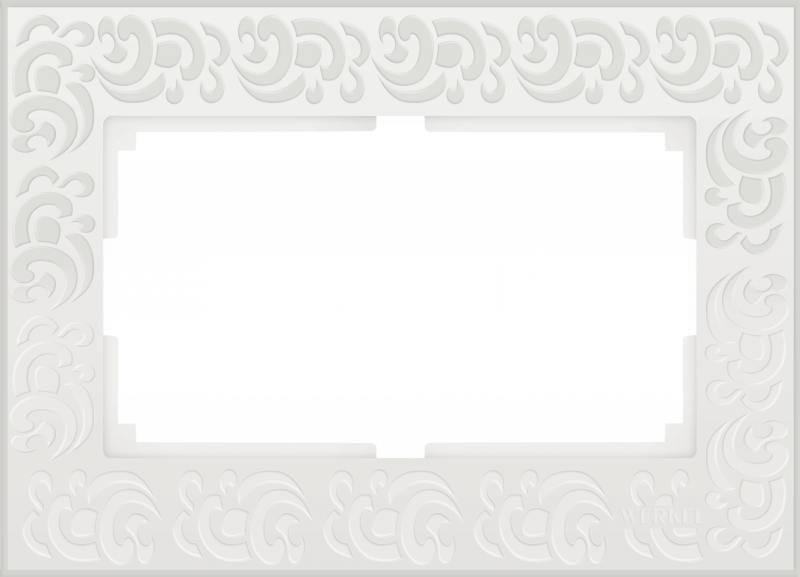

Рамка Flock для двойной розетки белый WL05-Frame-01-DBL-white 4690389073182