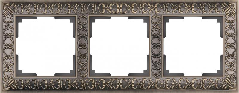

Рамка Antik на 3 поста бронза WL07-Frame-03 4690389054372