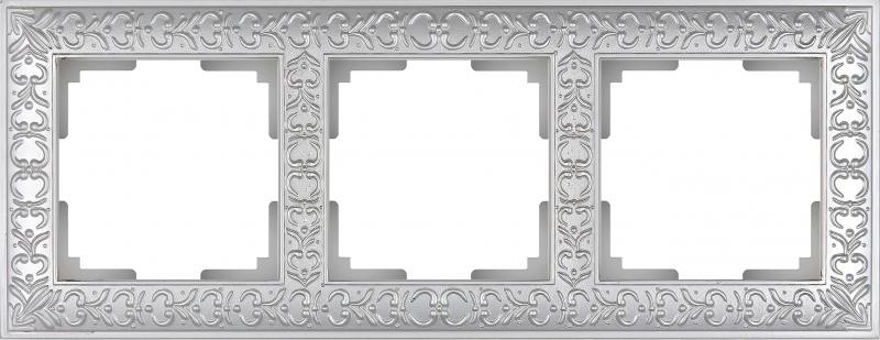 

Рамка Antik на 3 поста жемчужный WL07-Frame-03 4690389063510