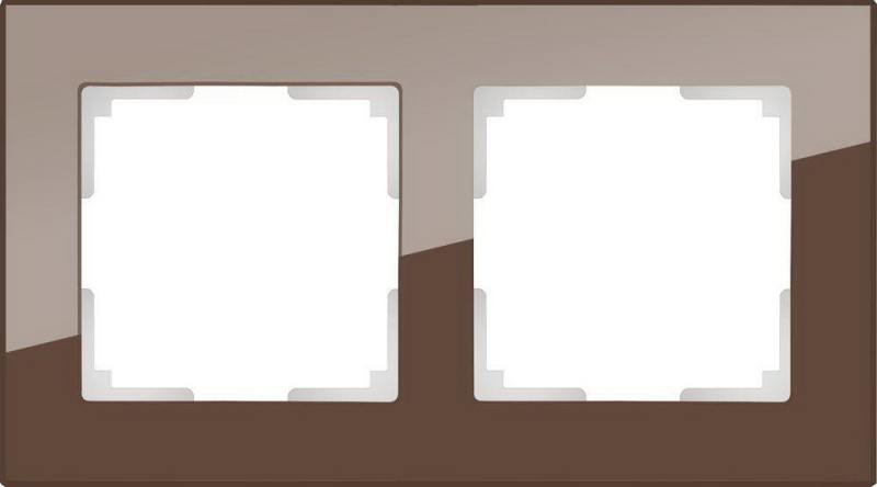 

Рамка Favorit на 2 поста мокко WL01-Frame-02 4690389063756