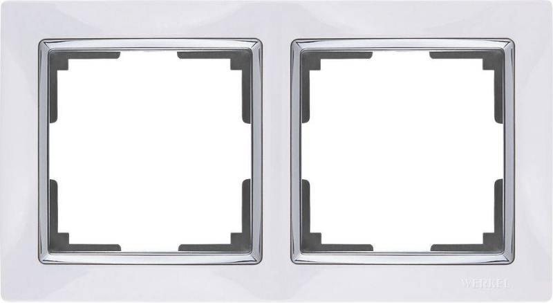 

Рамка Snabb на 2 поста белая WL03-Frame-02-white 4690389046117