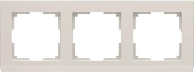 

Рамка Stark на 3 поста слоновая кость WL04-Frame-03-ivory 4690389046520