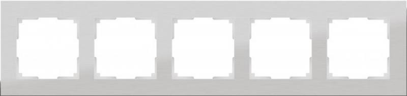 

Рамка Aluminium на 5 постов алюминий WL11-Frame-05 4690389073670