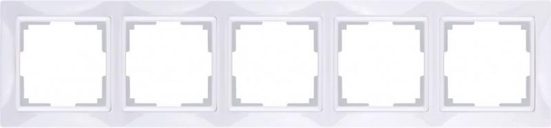 

Рамка Snabb Basic на 5 постов белый WL03-Frame-04 4690389098796